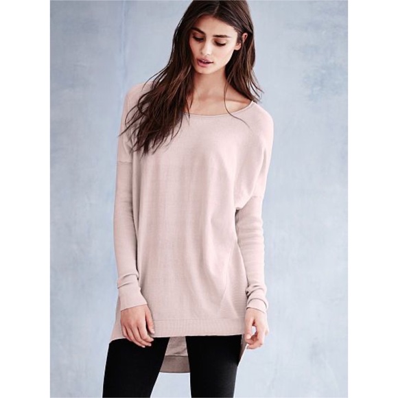 Victoria’s Secret Slouchy Boat Neck Tunic Sweater - Picture 2 of 8